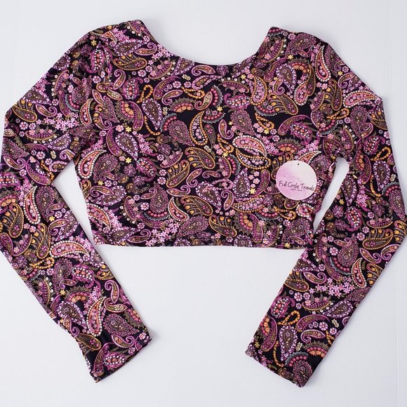 FULL CIRCLE TRENDS Back Cut Out Long Sleeve Top - Picture 3 of 6